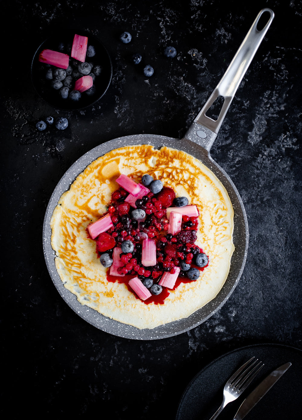 MasterClass Cast Aluminium Crêpe Pan for Induction Hob, 28cm