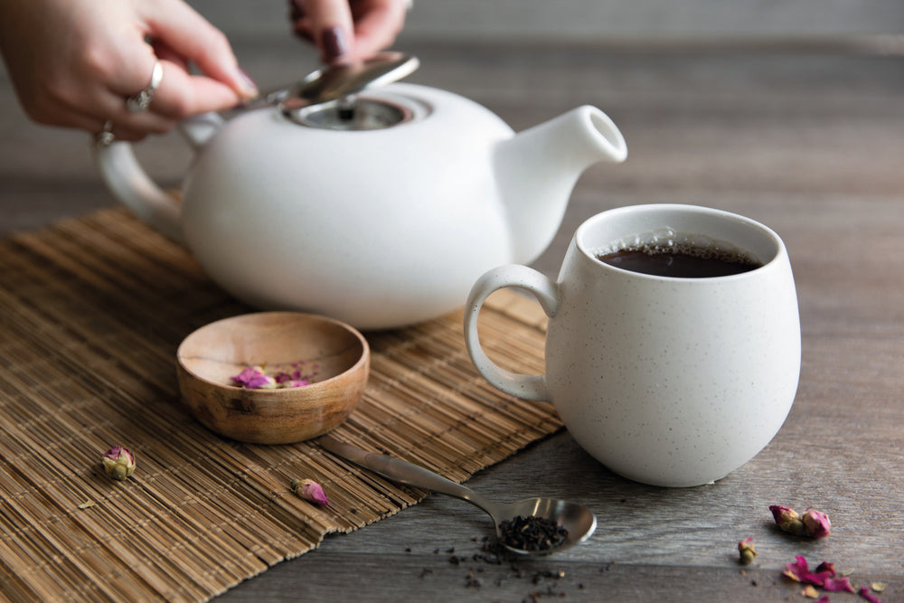 London Pottery Pebble® Mug Matte Speckled White CookServeEnjoy
