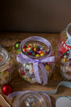 4pc Gift Set with a Small, Medium and Large Storage Jar and Decorating Ribbon image 2