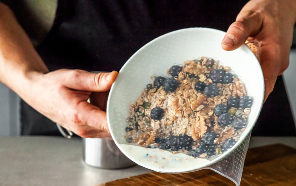 MasterClass Set of 4 Silicone Stretch Lids - Reusable Eco-Friendly Cling Film Alternatives image 5