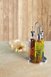 KitchenCraft World of Flavours Italian 3 Bottle Glass Oil and Vinegar Set image 4