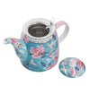 London Pottery Bell-Shaped Teapot with Infuser for Loose Tea - 1 L, Teal