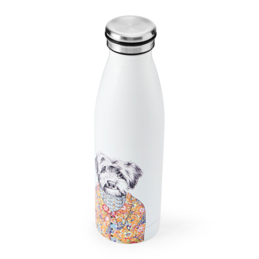 Mikasa Tipperleyhill Cockapoo Double-Walled Stainless Steel Water Bottle, 500ml