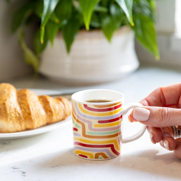 KitchenCraft Espresso Mug Soleada Abstract Design image 2