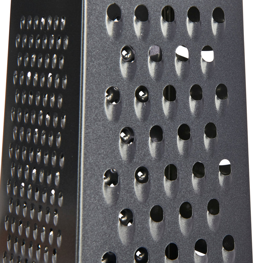 KitchenCraft Black Non-Stick 17cm Four Sided Box Grater