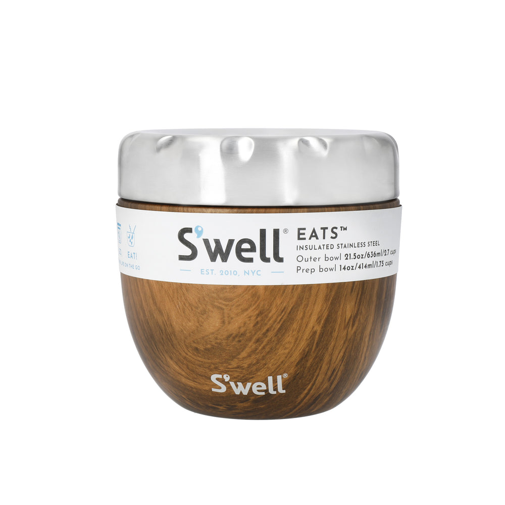 Teakwood S’well Eats 2-in-1 Food Bowl, 636ml