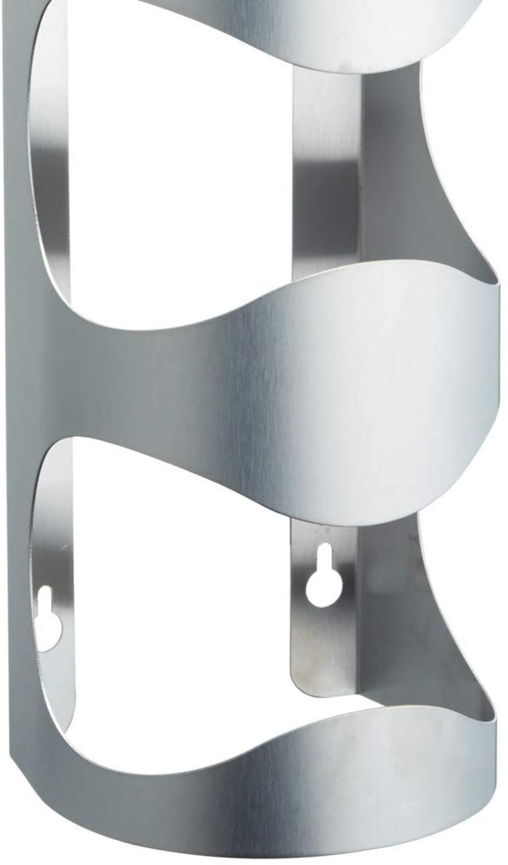 BarCraft Wall Mounted Stainless Steel 4 Bottle Wine Rack