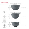 KitchenAid 3pc Nesting Mixing Bowl Set - Charcoal Grey image 7