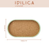KitchenCraft Idilica Oval Serving Tray with Cork Veneer Base, 38 x 20cm image 8