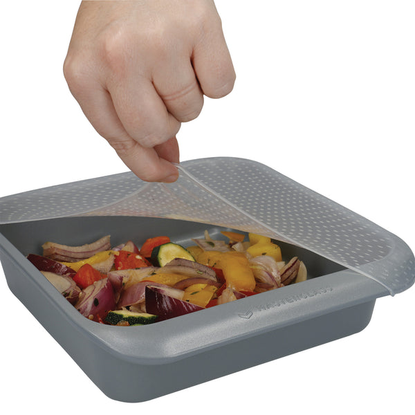 MasterClass Set of 4 Silicone Stretch Lids - Reusable Eco-Friendly Cling Film Alternatives image 13
