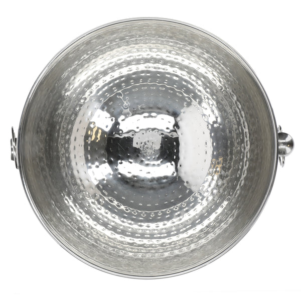BarCraft Hammered Stainless Steel Champagne Bowl image 8