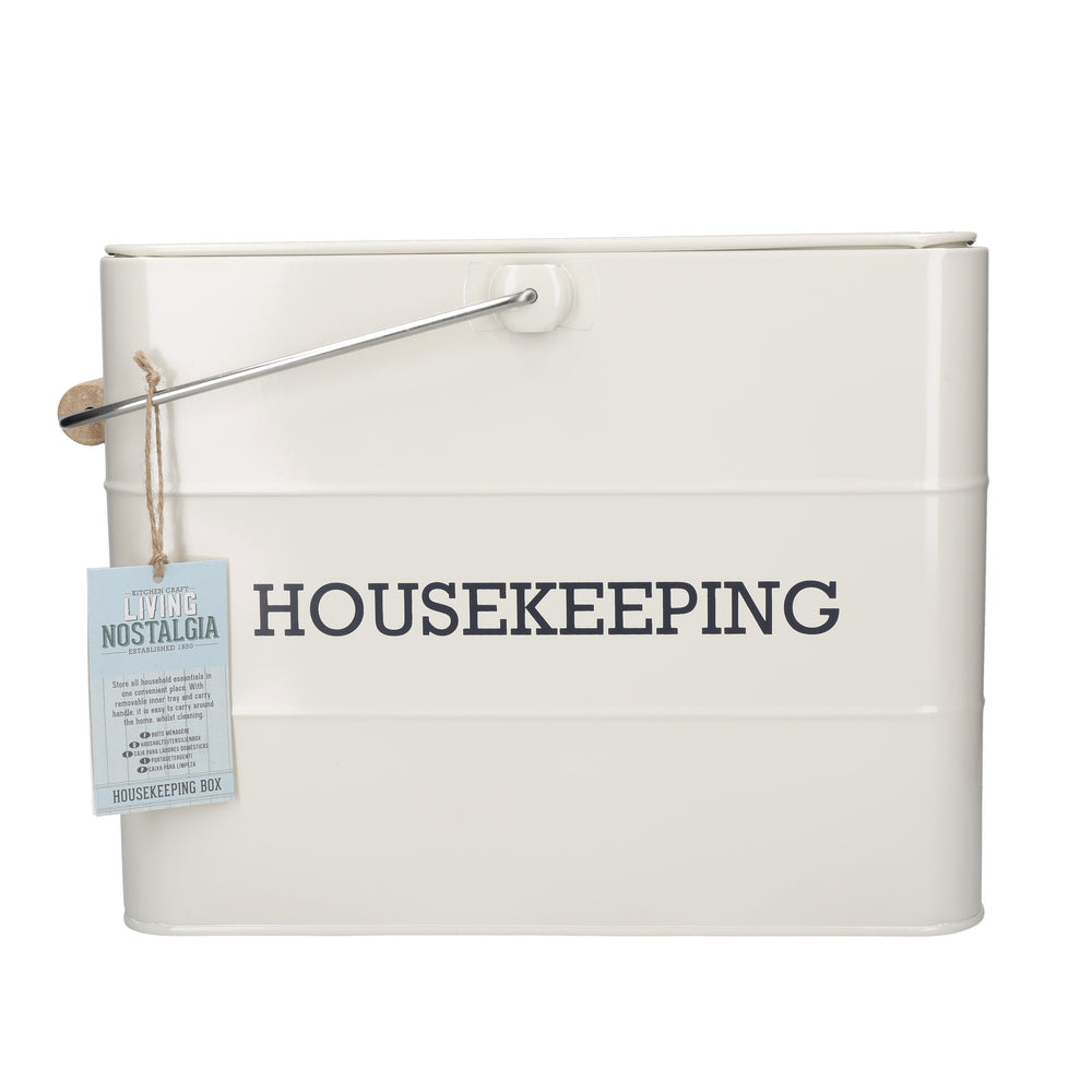 Living Nostalgia Antique Cream Housekeeping Box