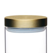 MasterClass Airtight Medium Glass Food Storage Jar with Brass Lid image 3