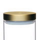 MasterClass Airtight Medium Glass Food Storage Jar with Brass Lid