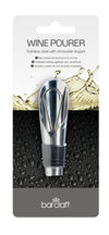 BarCraft Stainless Steel Wine Pourer with Stopper image 4