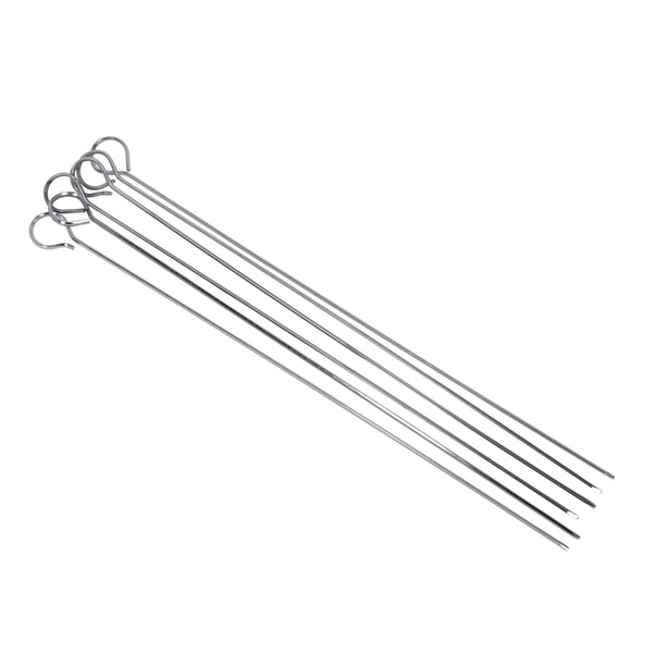 KitchenCraft Pack of Six 30cm Flat Sided Skewers image 2