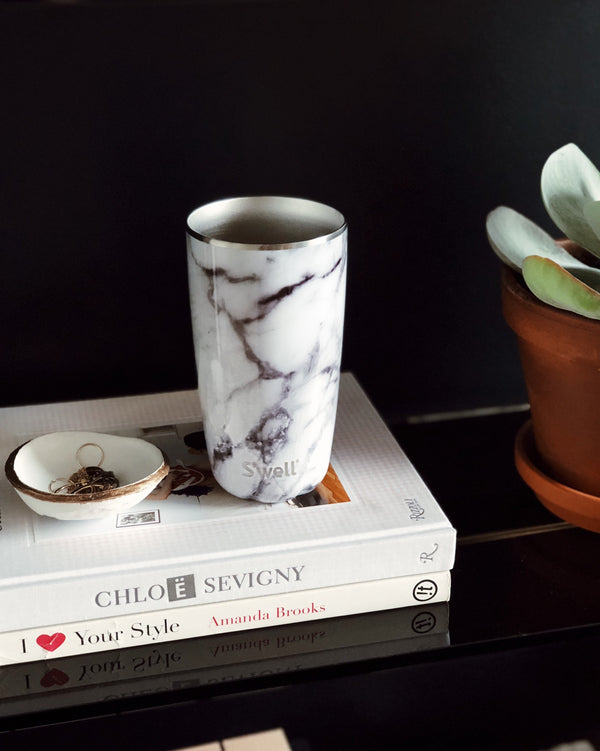 S'well Calacatta Gold Tumbler with Lid, 530ml image 6