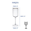 Mikasa Sorrento Ridged Crystal Red Wine Glasses, Set of 4, 450ml image 8