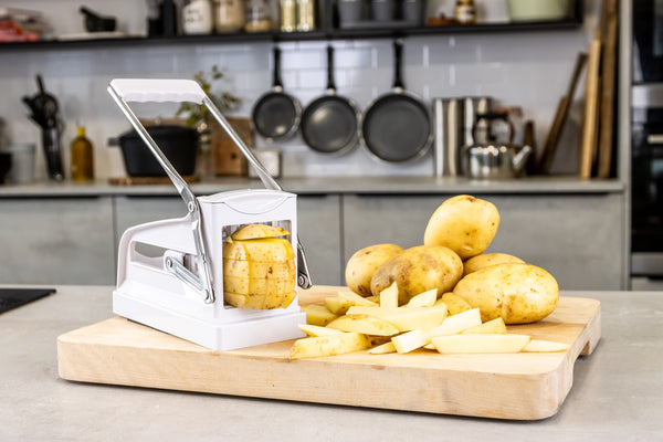 KitchenCraft Potato Chipper with Interchangeable Blades – CookServeEnjoy