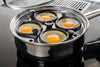 KitchenCraft Stainless Steel Four Hole Egg Poacher image 2