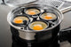 KitchenCraft Stainless Steel Four Hole Egg Poacher