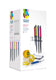 Colourworks 5 Piece Coloured Knife Set and Block