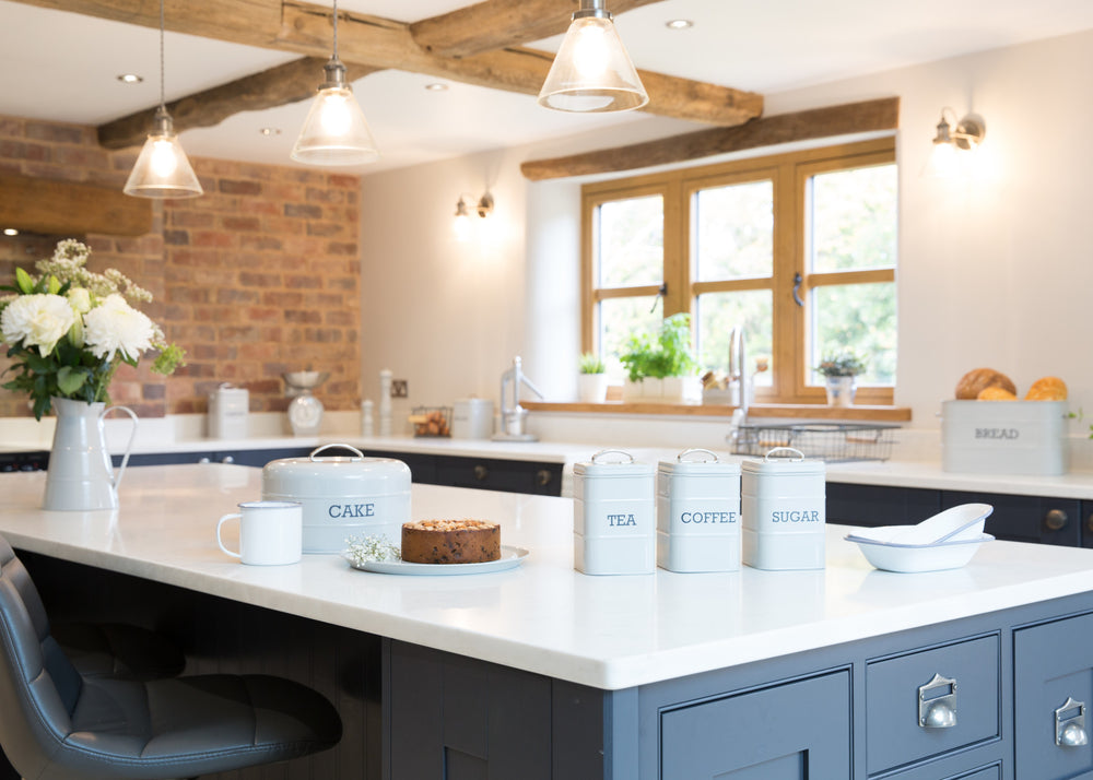 Living Nostalgia French Grey Coffee Tin