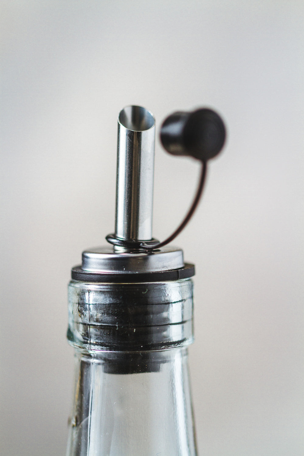 KitchenCraft World of Flavours Italian Ridged Glass Oil Drizzler