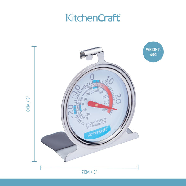 KitchenCraft Stainless Steel Fridge Thermometer image 9