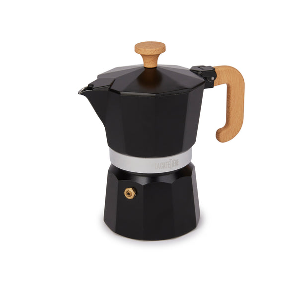 La Cafetière Venice 3 Cup Espresso Maker - Aluminium, Black image 3