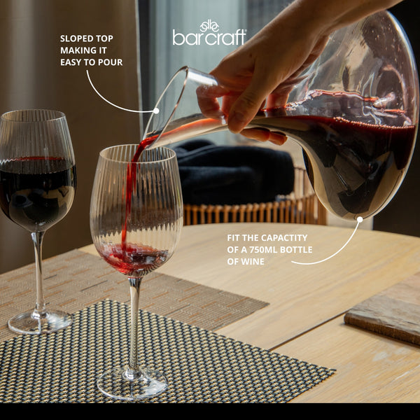 BarCraft Deluxe 1.5 Litre Glass Wine Decanter image 11