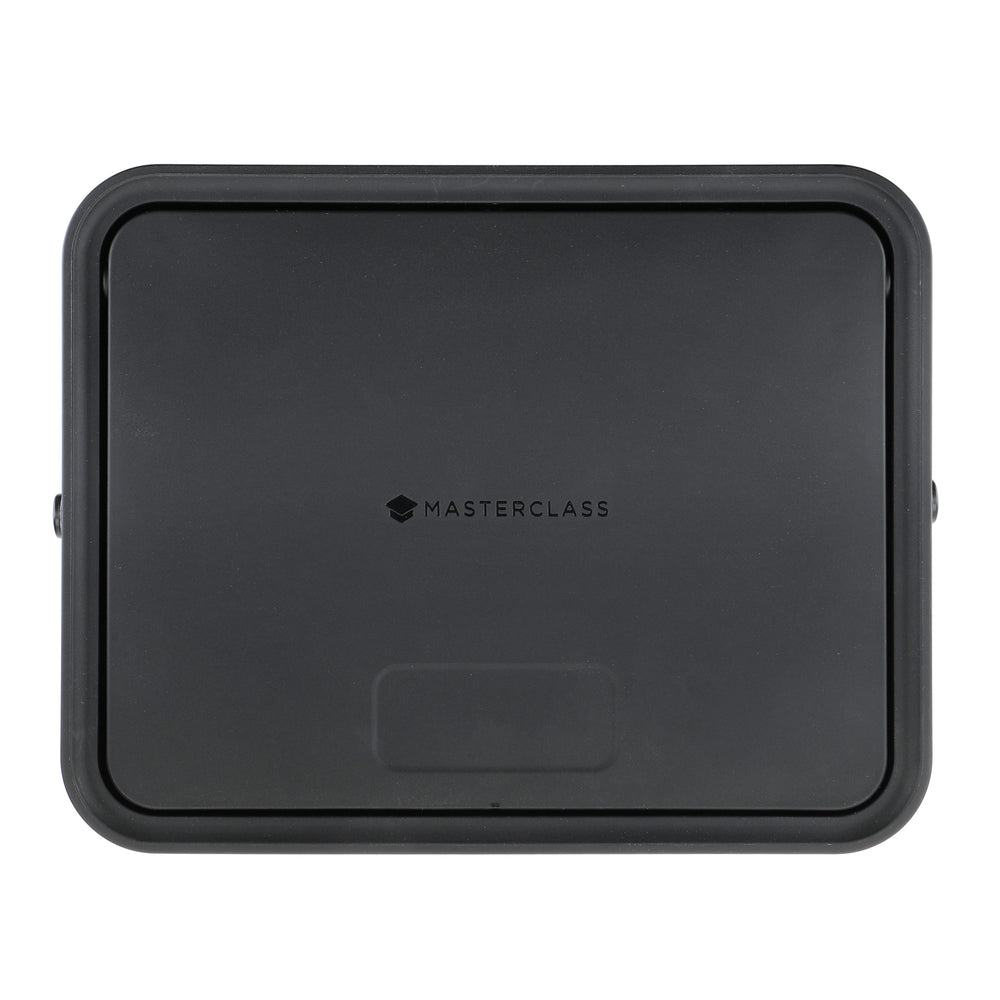 MasterClass Stainless Steel Compost Bin with Antimicrobial Lid