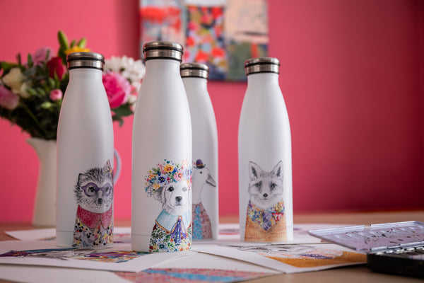 Mikasa Tipperleyhill Puppy Stainless Steel Water Bottle, 500 ML image 7