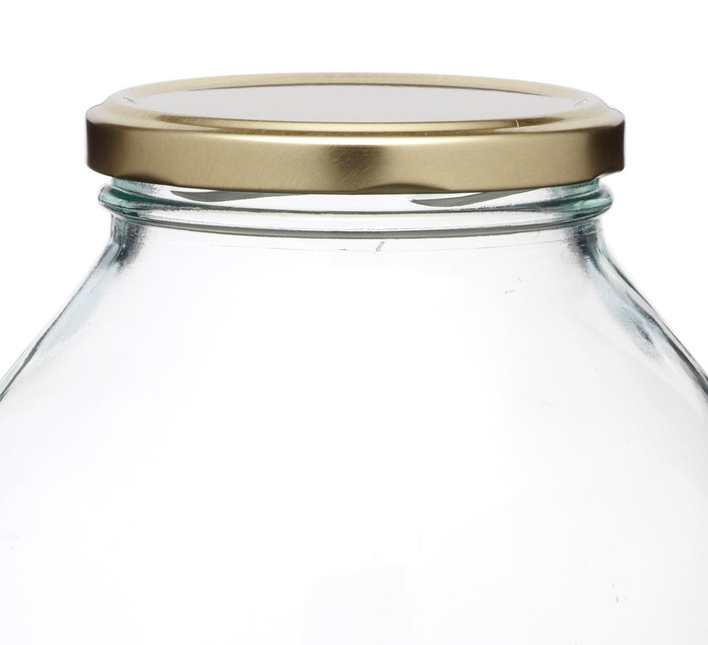 Home Made Traditional ½ Gallon Glass Pickling Jar
