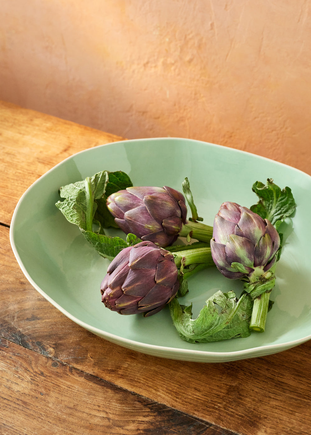 Jamie Oliver Big Love Serving Bowl, Stoneware, Green, 39 x 32cm