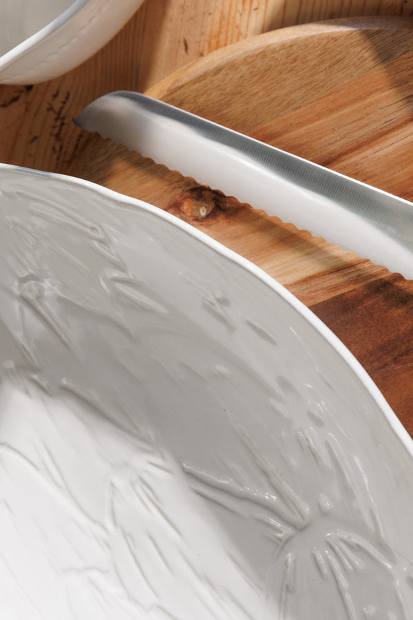 Mikasa Cranborne Large Artichoke Stoneware Serving Dish, 30.5cm, Cream image 6