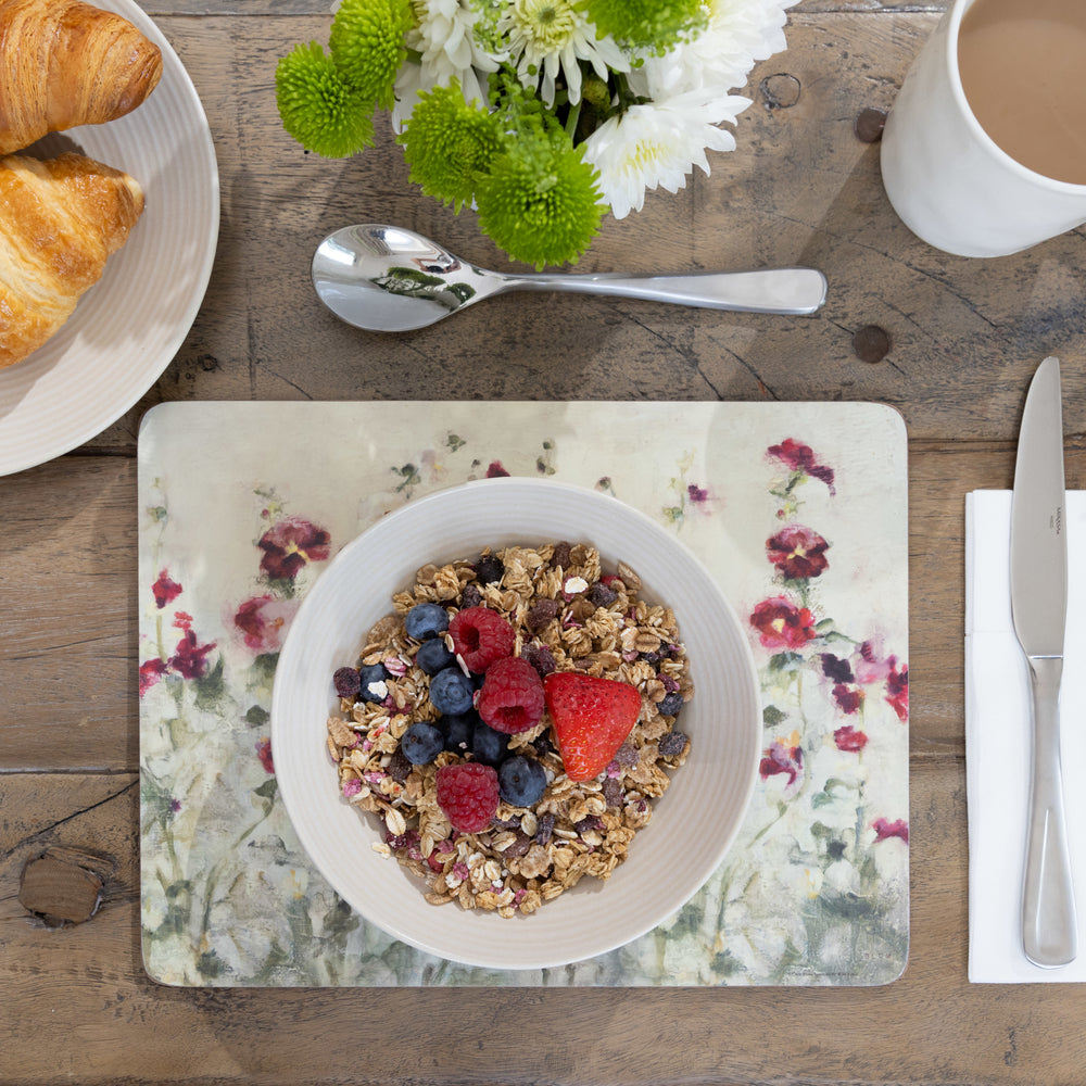 Creative Tops Wild Field Poppies Pack Of 4 Premium Placemats