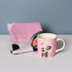 2pc Sugar Glider Kitchen Set with 375ml Ceramic Mug and Cotton Tea Towel - Pete Cromer