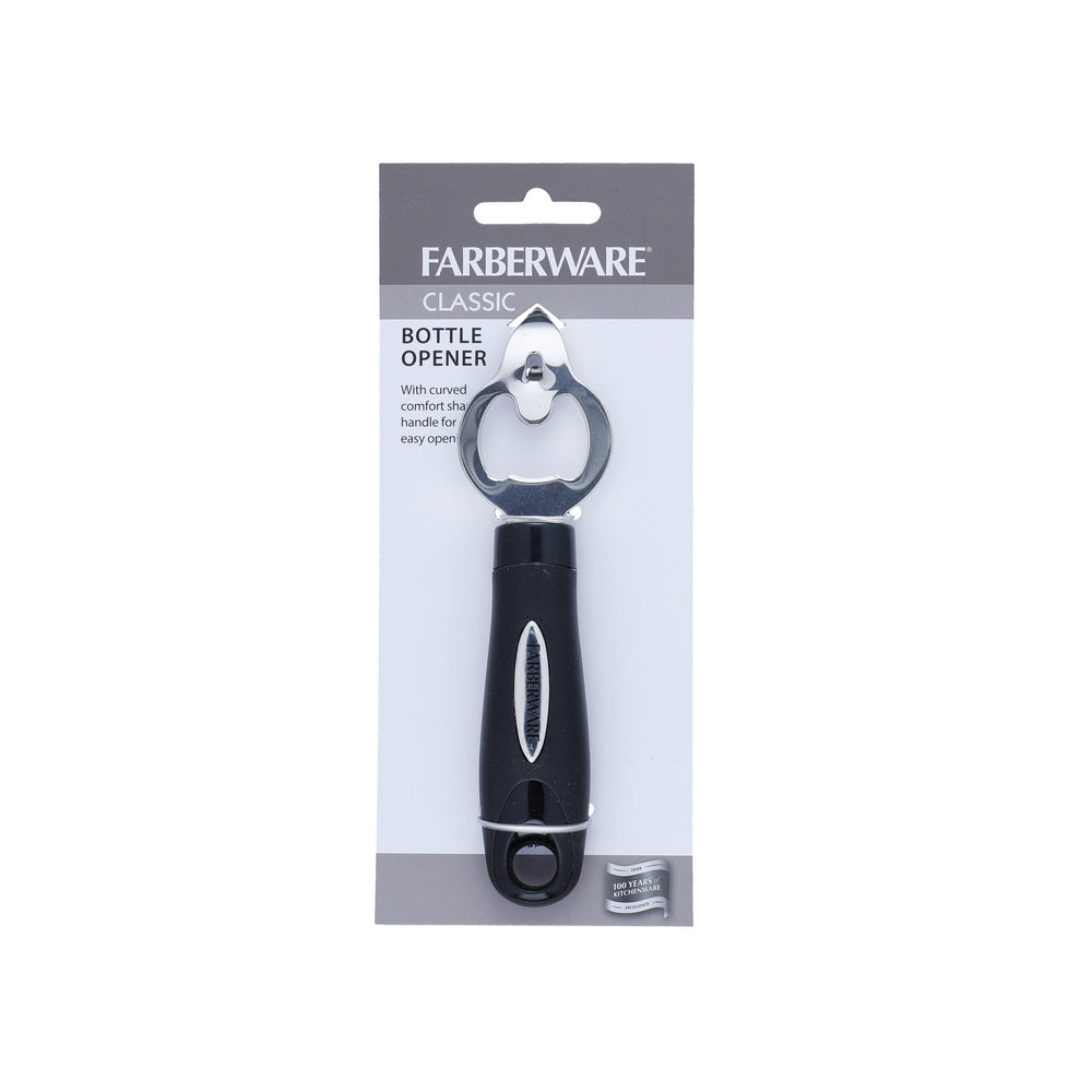 Farberware Comfort-Grip Beer Bottle Opener, Metal / Plastic, 17 cm (6.5