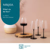 Mikasa Palermo Crystal Red Wine Glasses, Set of 4, 450ml