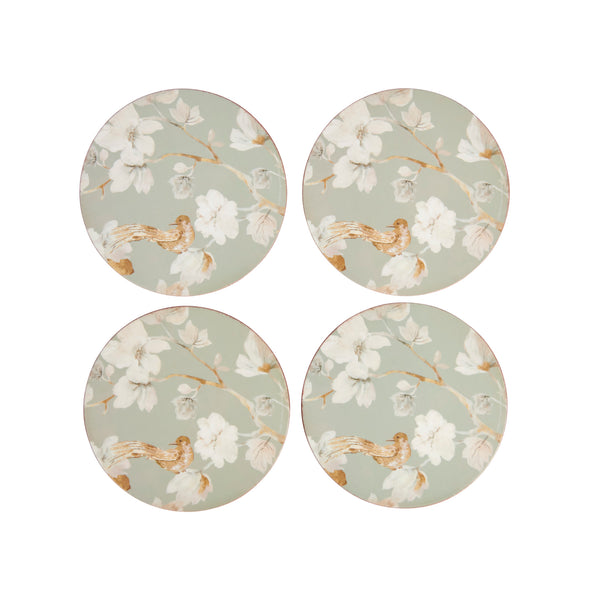 Creative Tops Duck Egg Floral Pack Of 4 Round Premium Coasters image 3