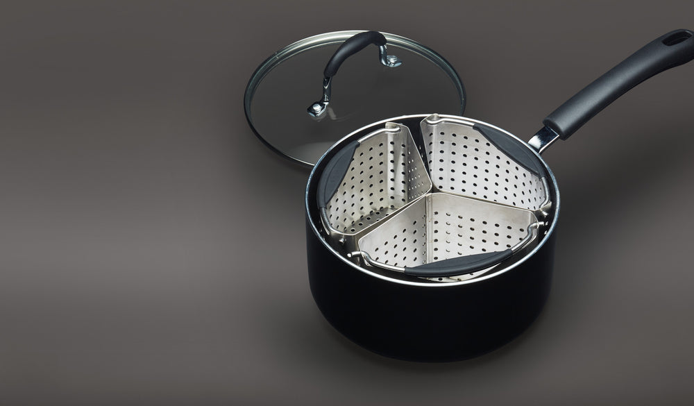 MasterClass Stainless Steel Saucepan Divider Baskets, Set of 3