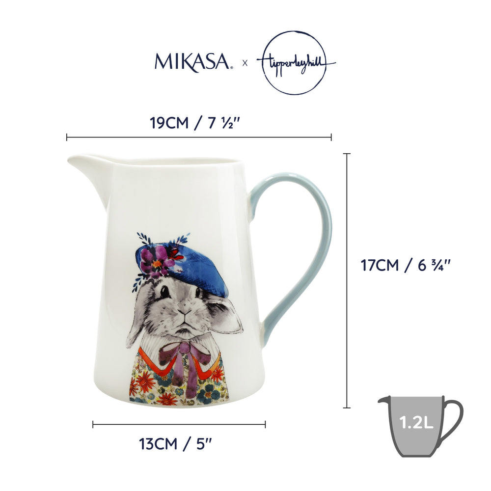 Mikasa x Tipperleyhill Fine China Jug, 1.2L