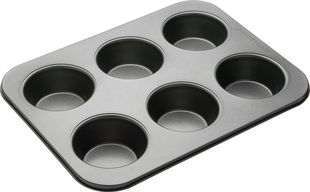 3pc Non-Stick Baking Pan Bundle, Includes Muffin Pan, 23cm Loose Base Sandwich Pan and Brownie Pan