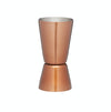 3pc Bar Accessories Set including Tortoiseshell Patterned Gin Glasses and Copper Finish Stainless Steel Jigger image 3
