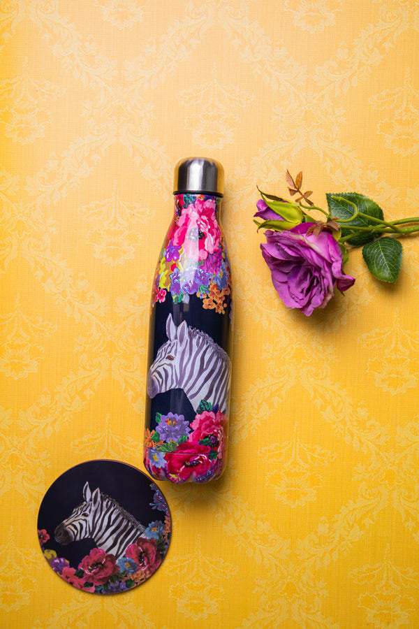 Mikasa Wild at Heart Zebra Water Bottle, 500ml image 5