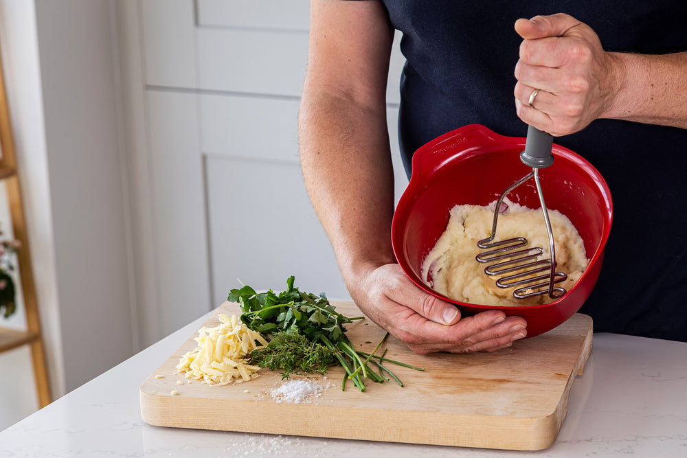 KitchenAid Soft Grip Masher - Charcoal Grey