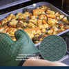 MasterClass Silicone Double Oven Glove, Green