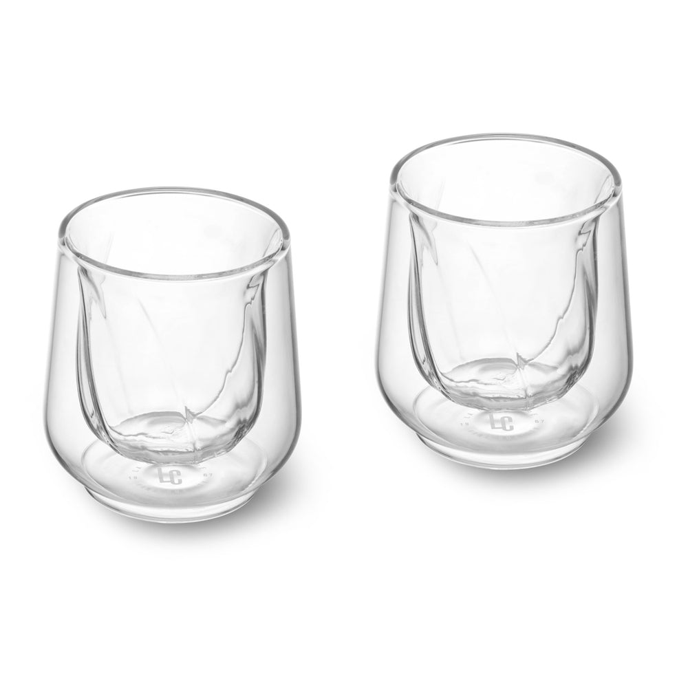 La Cafetière Siena Double-Walled Cortado Glasses, Set of 2, 135ml