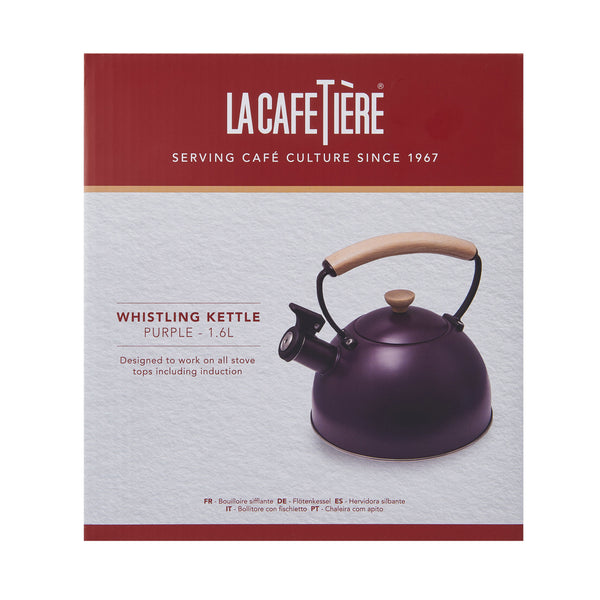 La Cafetière Whistling Kettle Purple, 1.6L image 4